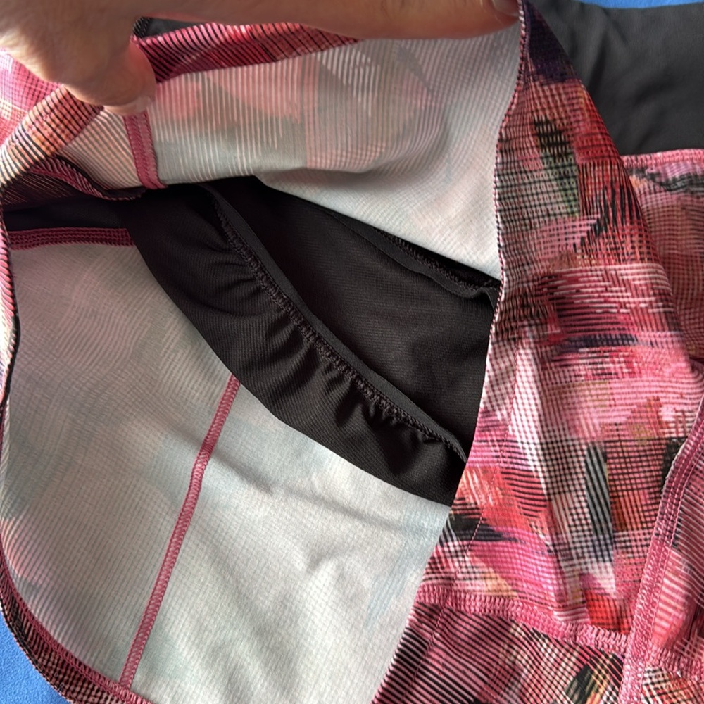 Lululemon Speed Up Short *2.5" Sun Dazed Multi Pink / Super Dark Sz 8! - Picture 6 of 12